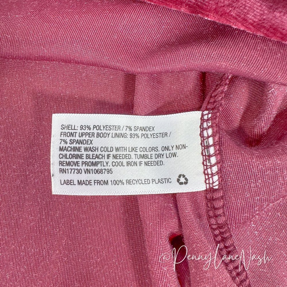 A New Day V Neck Velvet Camisole Tank Pink - Picture 4 of 6